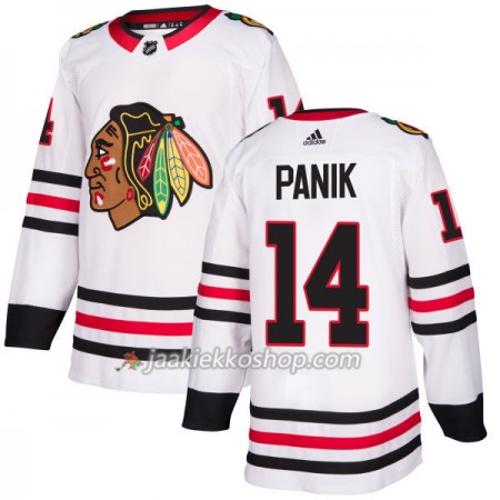 Miehille NHL Chicago Blackhawks Pelipaita Richard Panik 14 Adidas 2017-2018 Valkoinen Authentic Miehille NHL Chicago Blackhawks Pelipaita Richard Panik 14 Adidas 2017-2018 Valkoinen Authentic